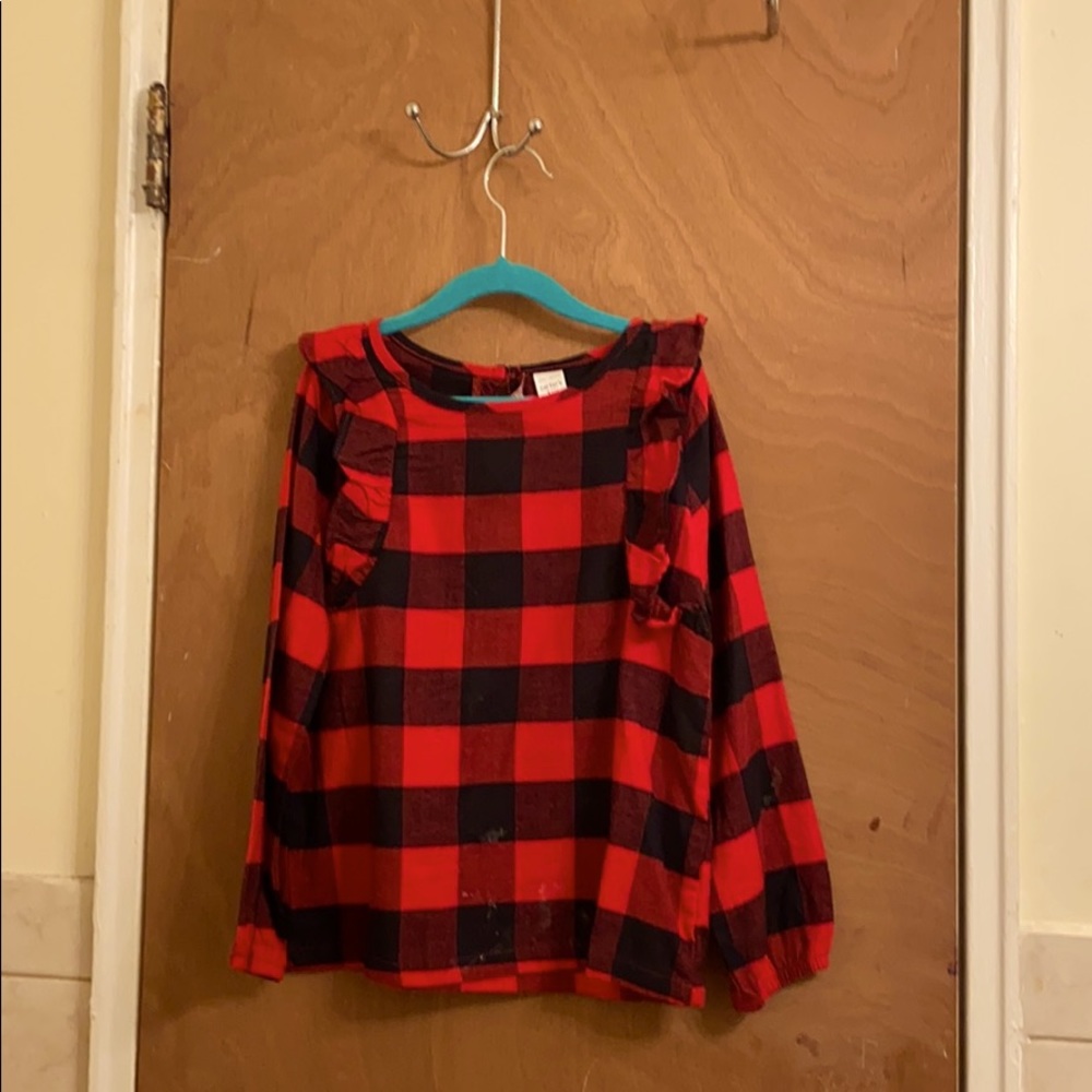 Black and Red checkered shirt GIRLS